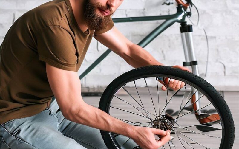 Jak założyć tylne koło w rowerze